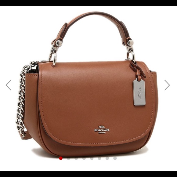 NWT genuine COACH nomad crossbody dabble brown - Picture 1 of 7